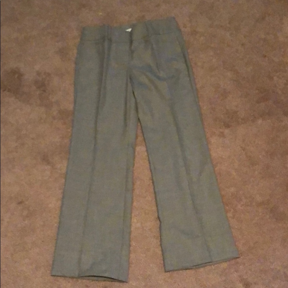 New York and Company Gray Boot Cut Dress Pants